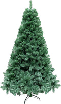 " 7FT / 2.1M Alaskan Pine Green Artificial Christmas Tree Bushy, 800 Tips Xmas Home Decorations, PVC, 210CM / 7FT Green"
